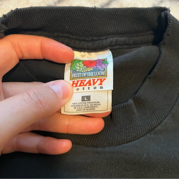 Vintage Fruit of the Loom Justice League T Shirt Superman Batman Black US Comps. - Picture 4 of 16